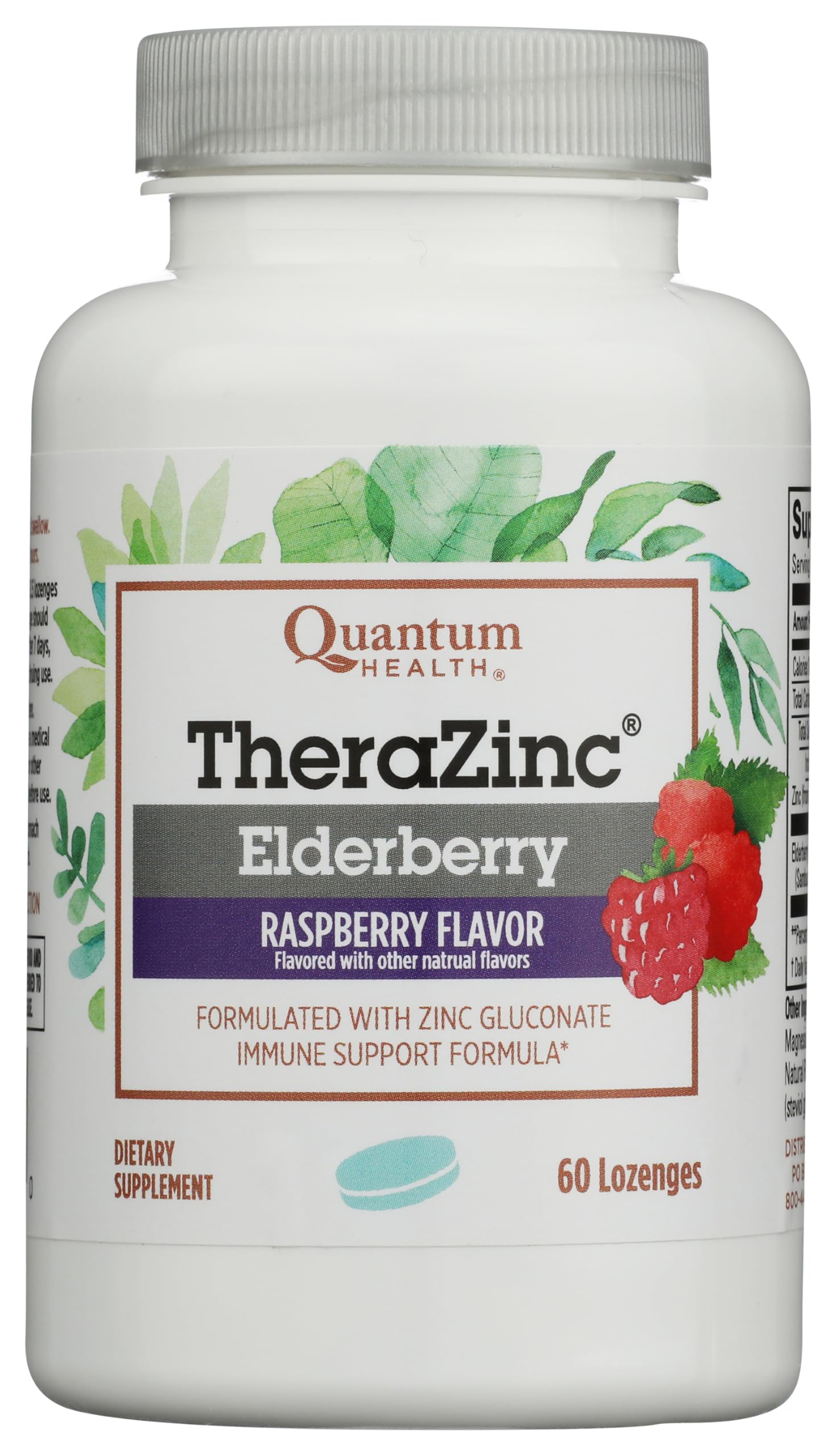 Quantum Thera Zinc Elderberry Lozenges 24
