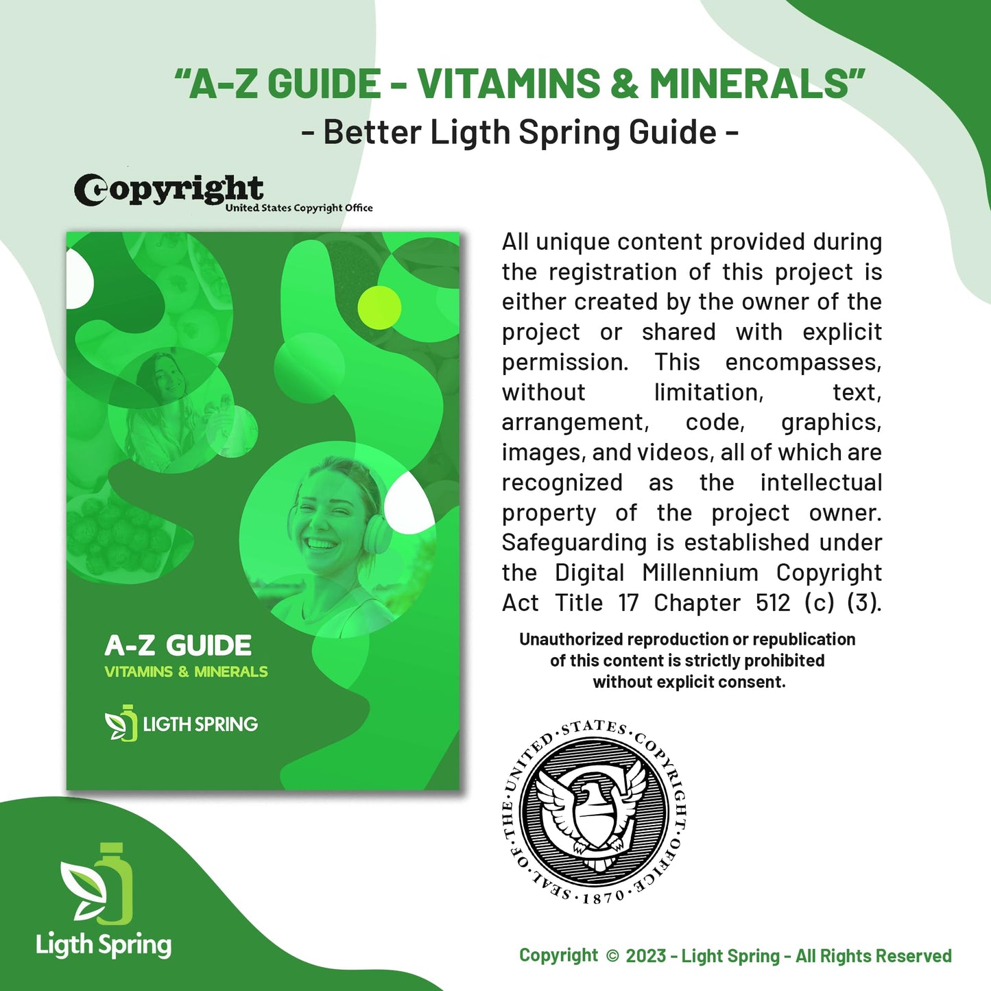 LightSpring Adults 50+ Complete Multivitamin/Multimineral Supplement Tablets, 450 Tablets