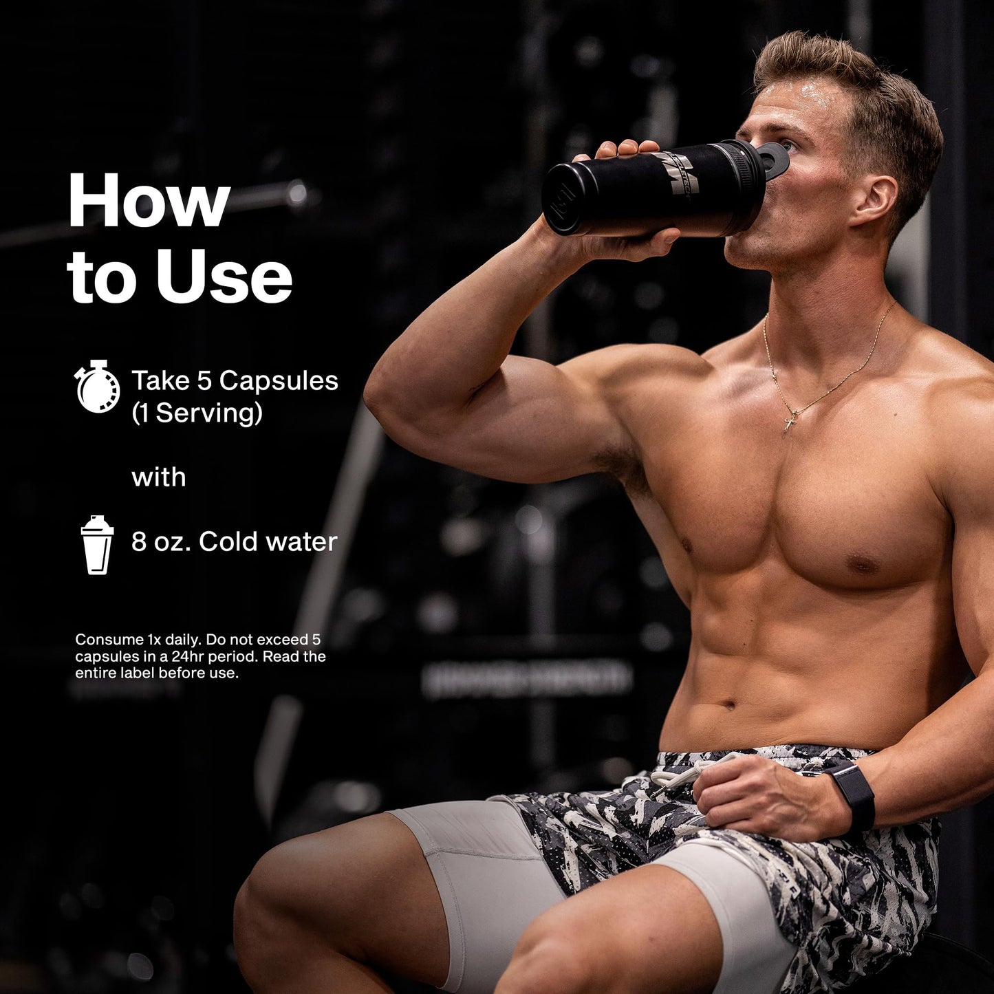 MuscleTech Testosterone Booster for Men, AlphaTest Capsule, 1 Count