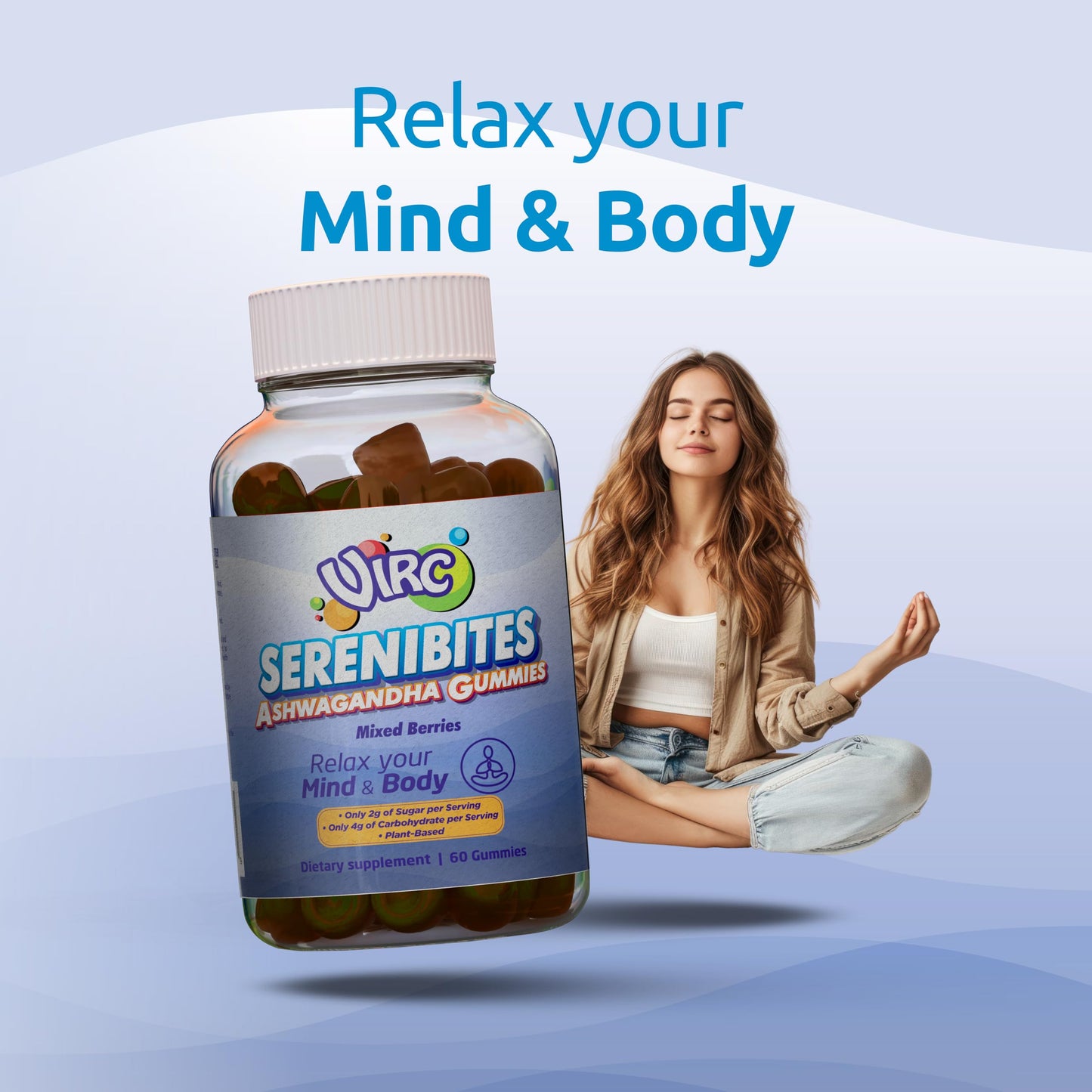 VIRC Snacks Ashwagandha Gummies 60