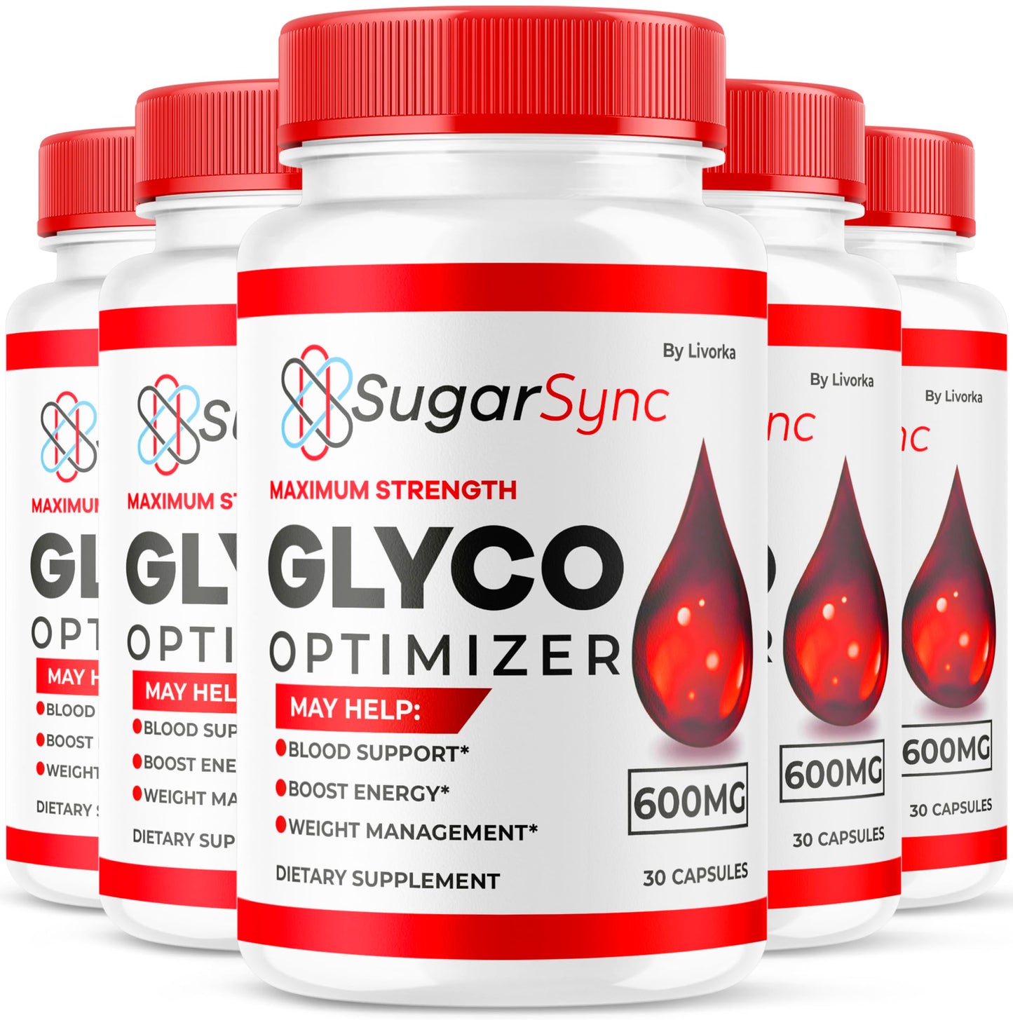 LIVORKA Sugar Sync Glyco Optimizer Capsules, 150 Capsules