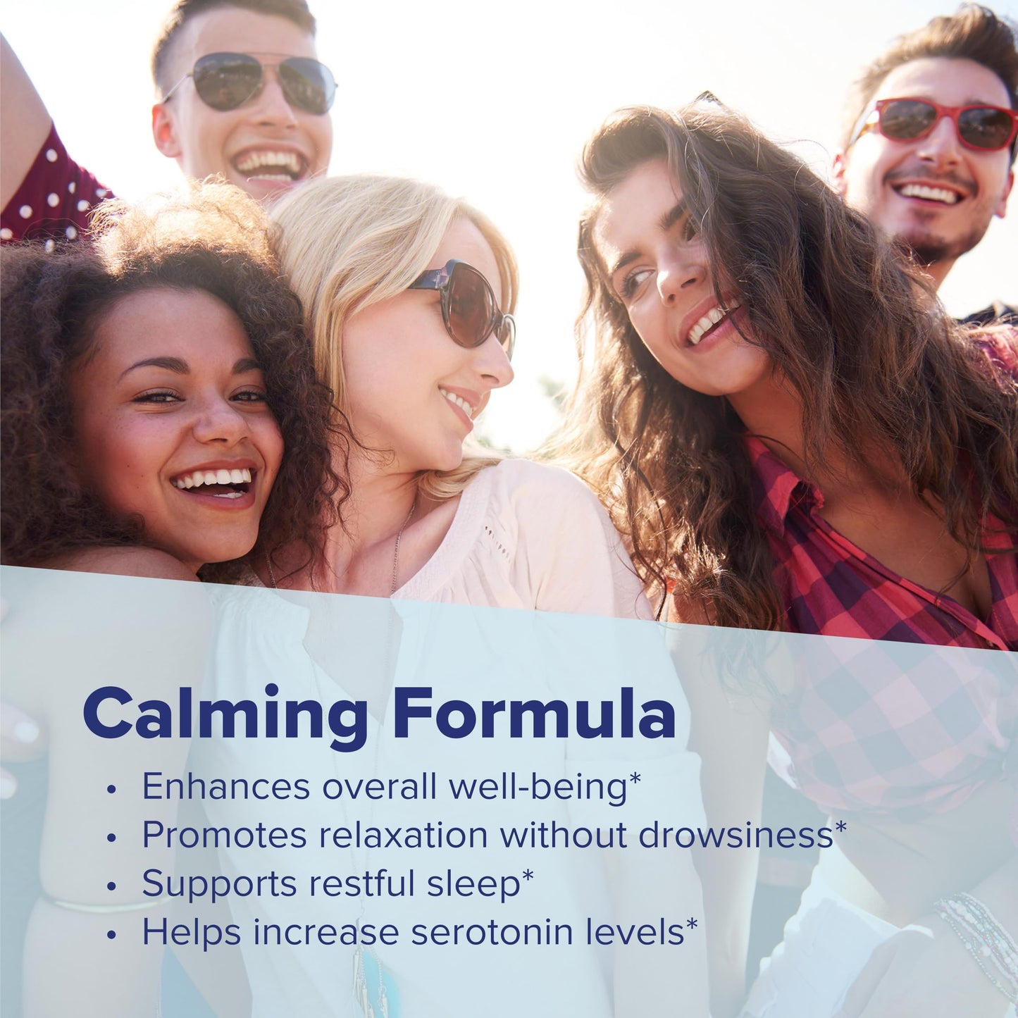Superior Source Calming Formula L-Theanine Melatonin 5-HTP for Enhanced Serotonin Conversion Sleep Support Tablets, 60 Count