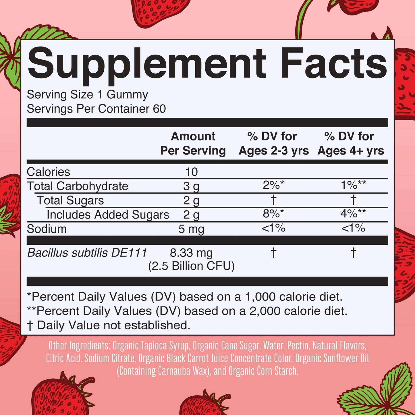 MaryRuth's Kids Probiotics for Digestive Health Gummy, 60 Count