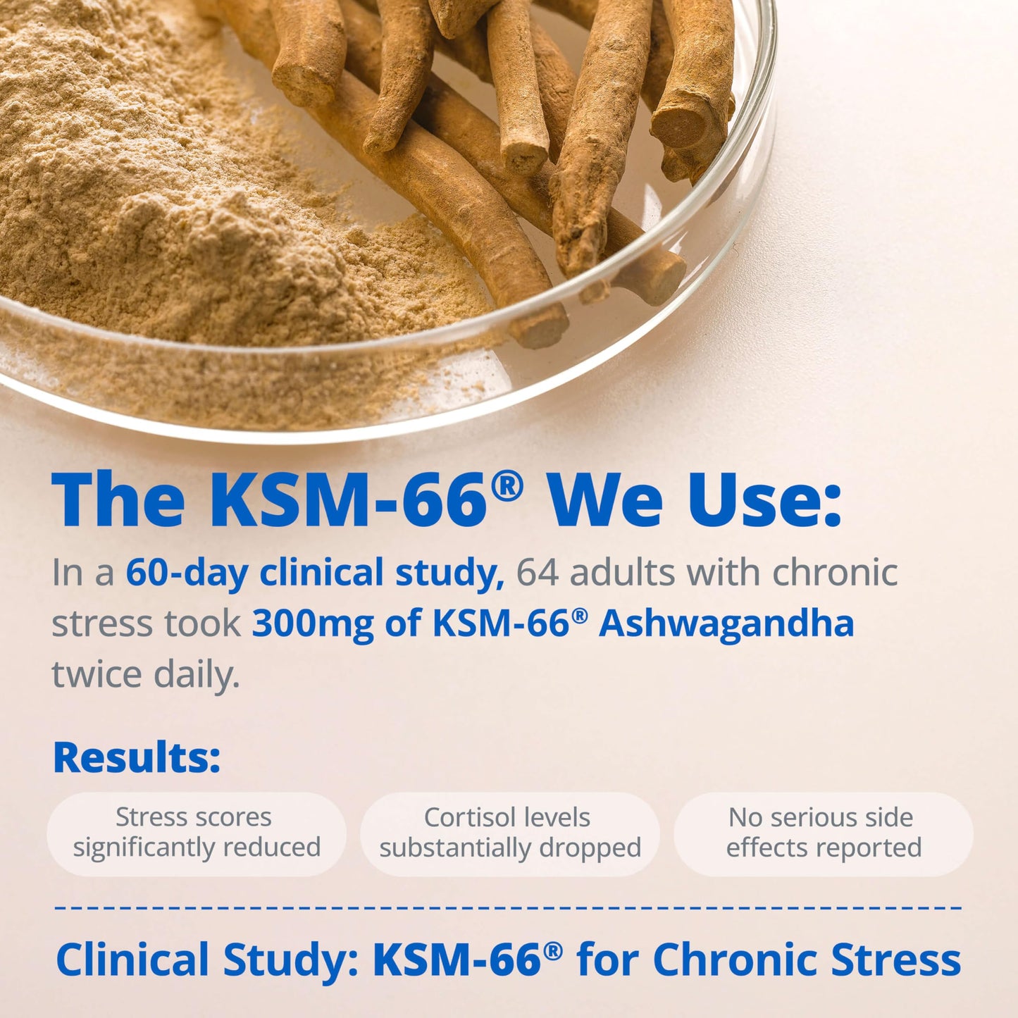 LincNutri KSM-66 Ashwagandha Supplements Capsules, 60 Capsules