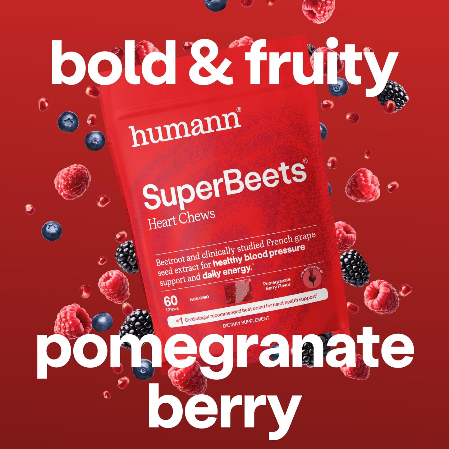 HumanN SuperBeets Heart Chews Chew 180