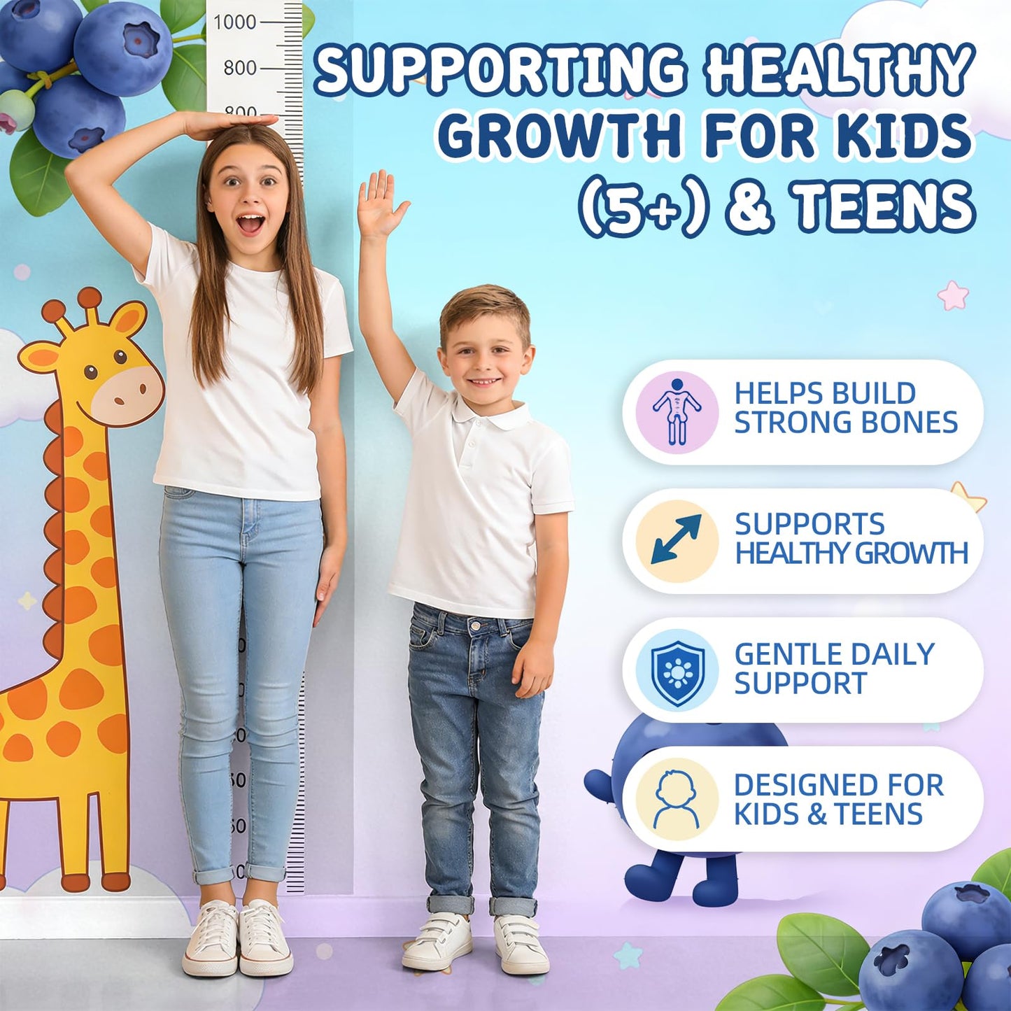 Aurivoy Growth Support Gummies, 60 Count