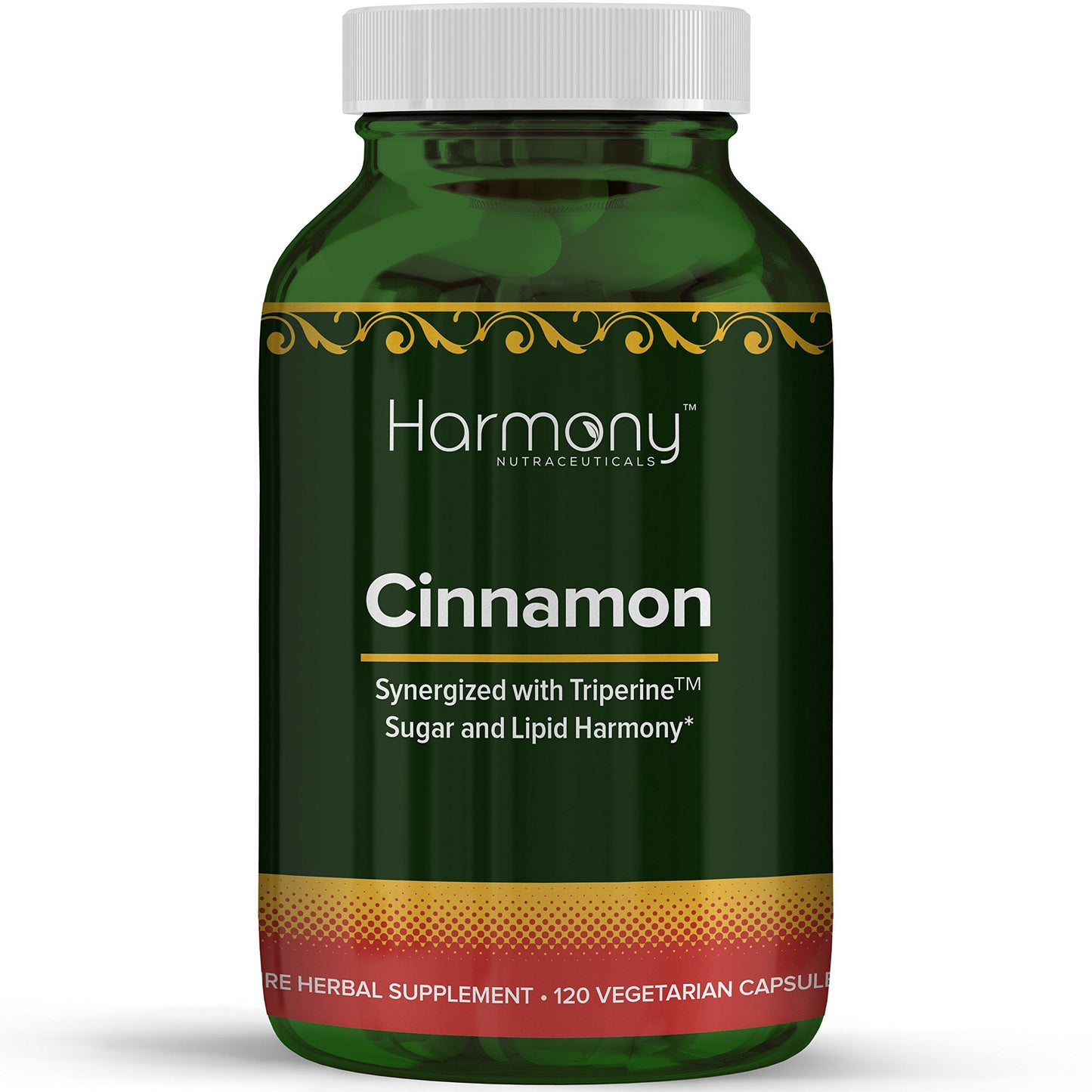 Harmony Nutraceuticals Cinnamon - Superior Ceylon Capsules, 120 Count