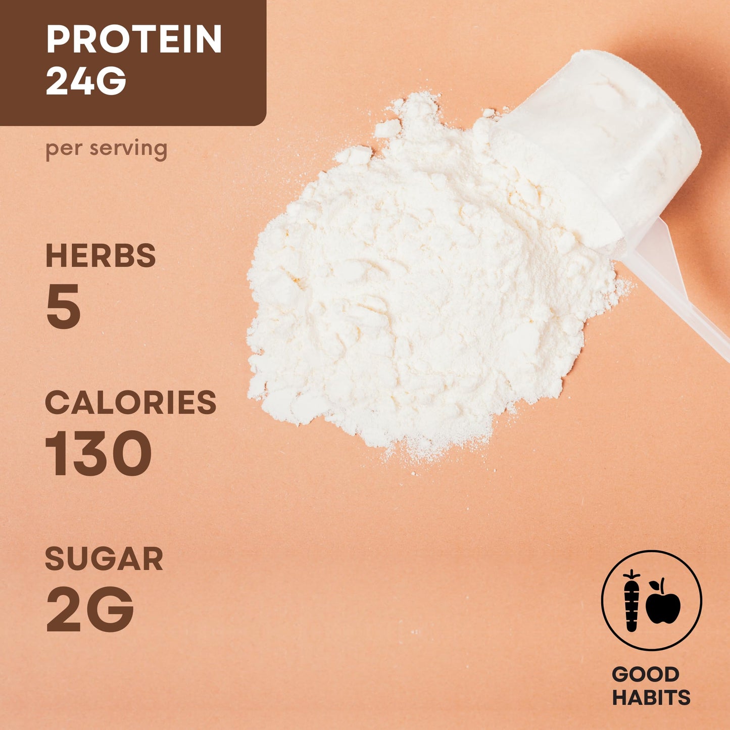 Nano Meda Herbo Protein 100% Whey Protein Isolate, Naturally Hydrolized Protein Powder, 30 Servings