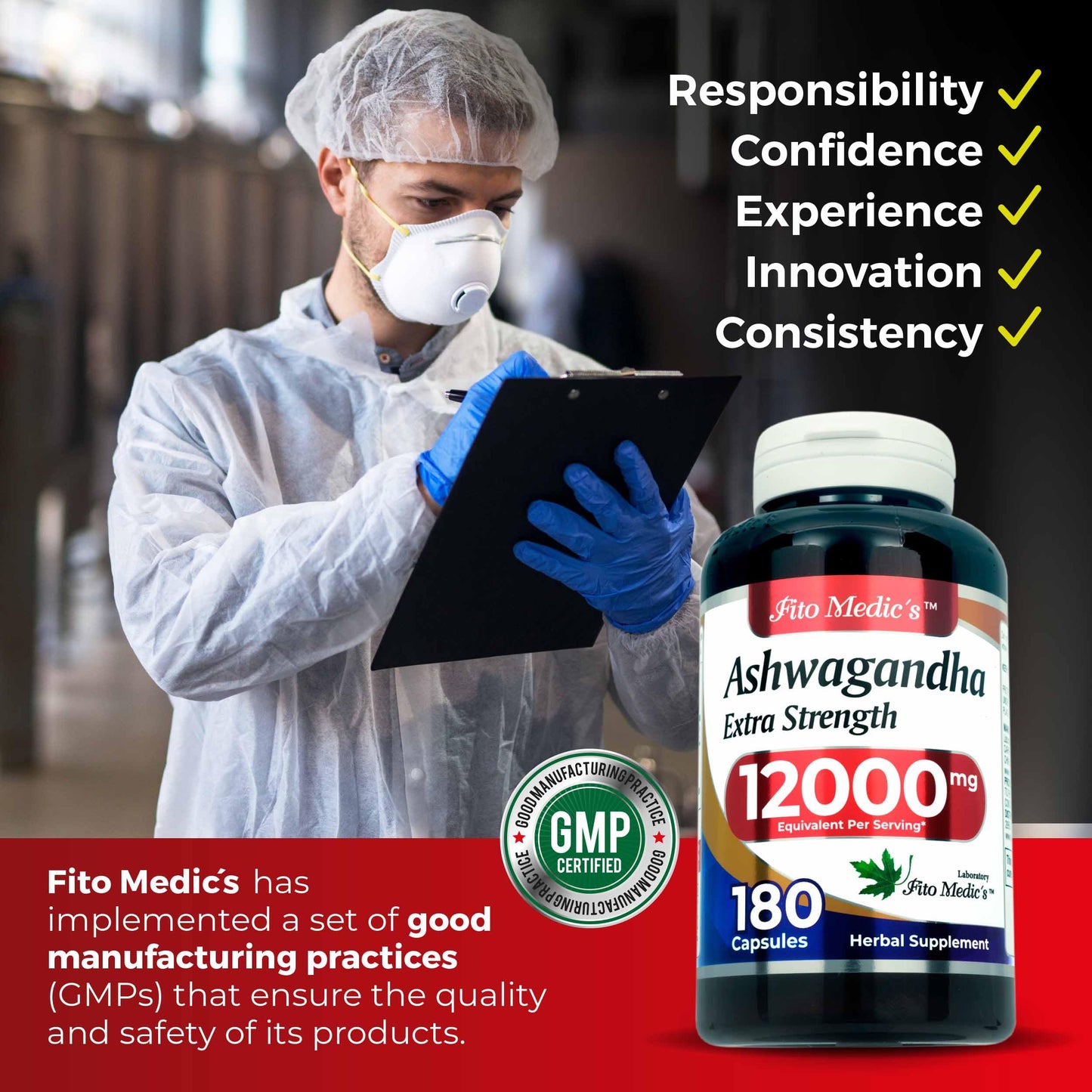 FITO MEDIC'S Ashwagandha Capsules 180