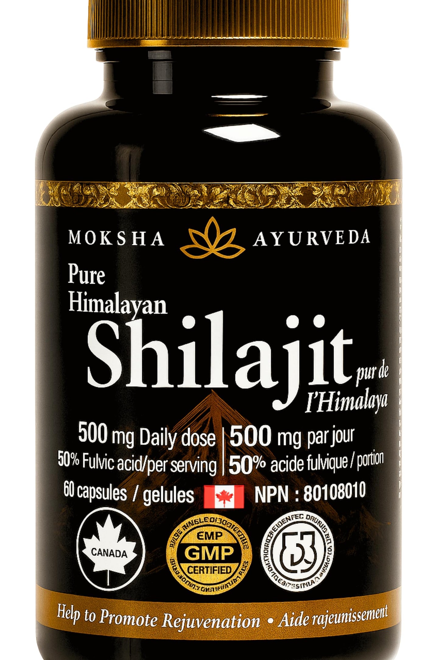 Greystone Tea Shilajajit Ultra Gold Capsules, 60 Count