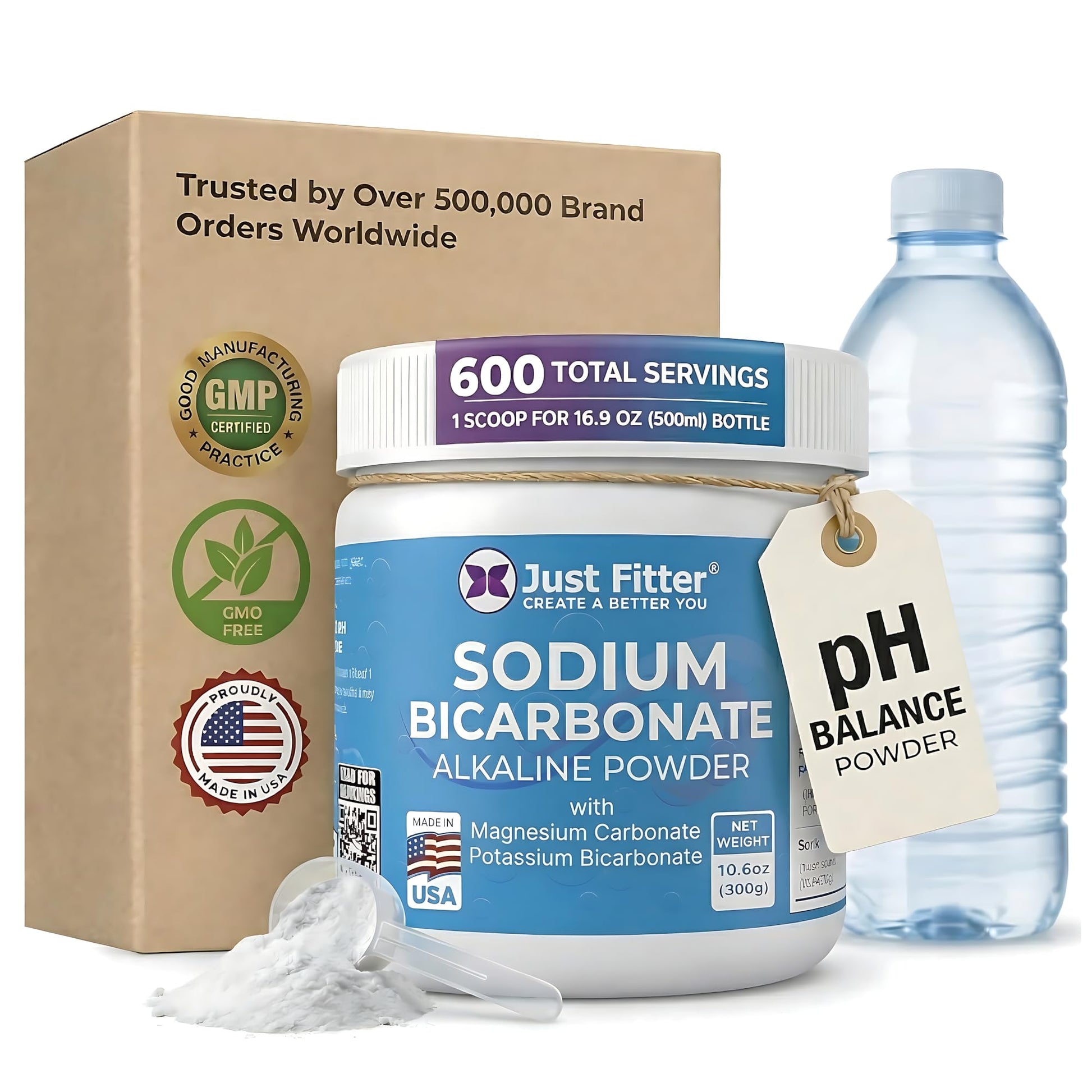 Just Fitter Sodium Bicarbonate Powder 10.6 Ounce