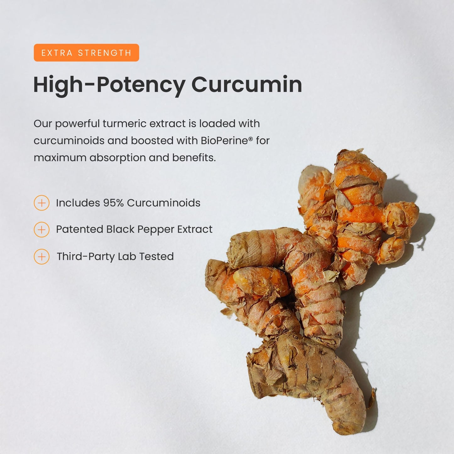 NutraChamps Turmeric Curcumin Complex with Ginger & Black Pepper Extract Capsules, 180 Capsules