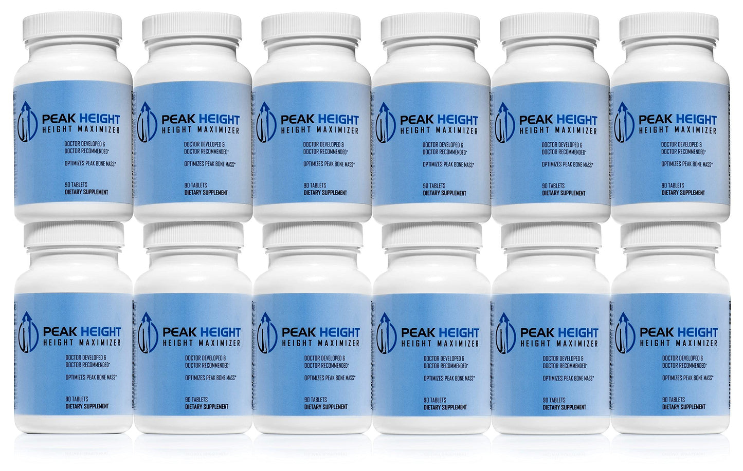 Peak Height Growth Supplement Tablets 1080 Tablets