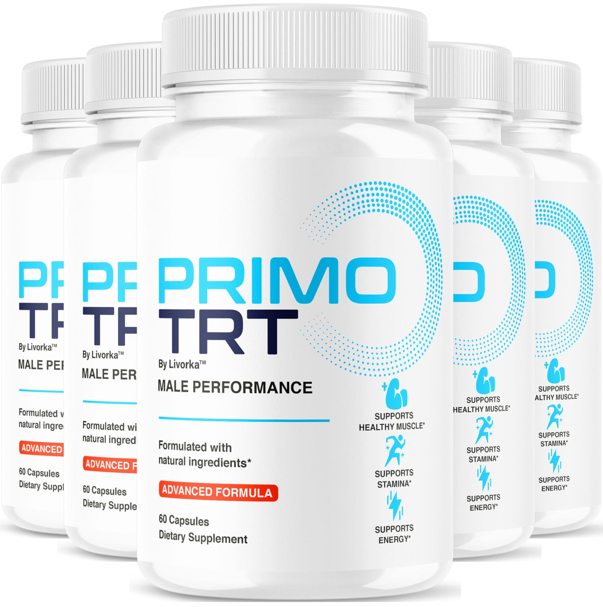 LIVORKA Primo TRT Pills Capsules, 300 Capsules