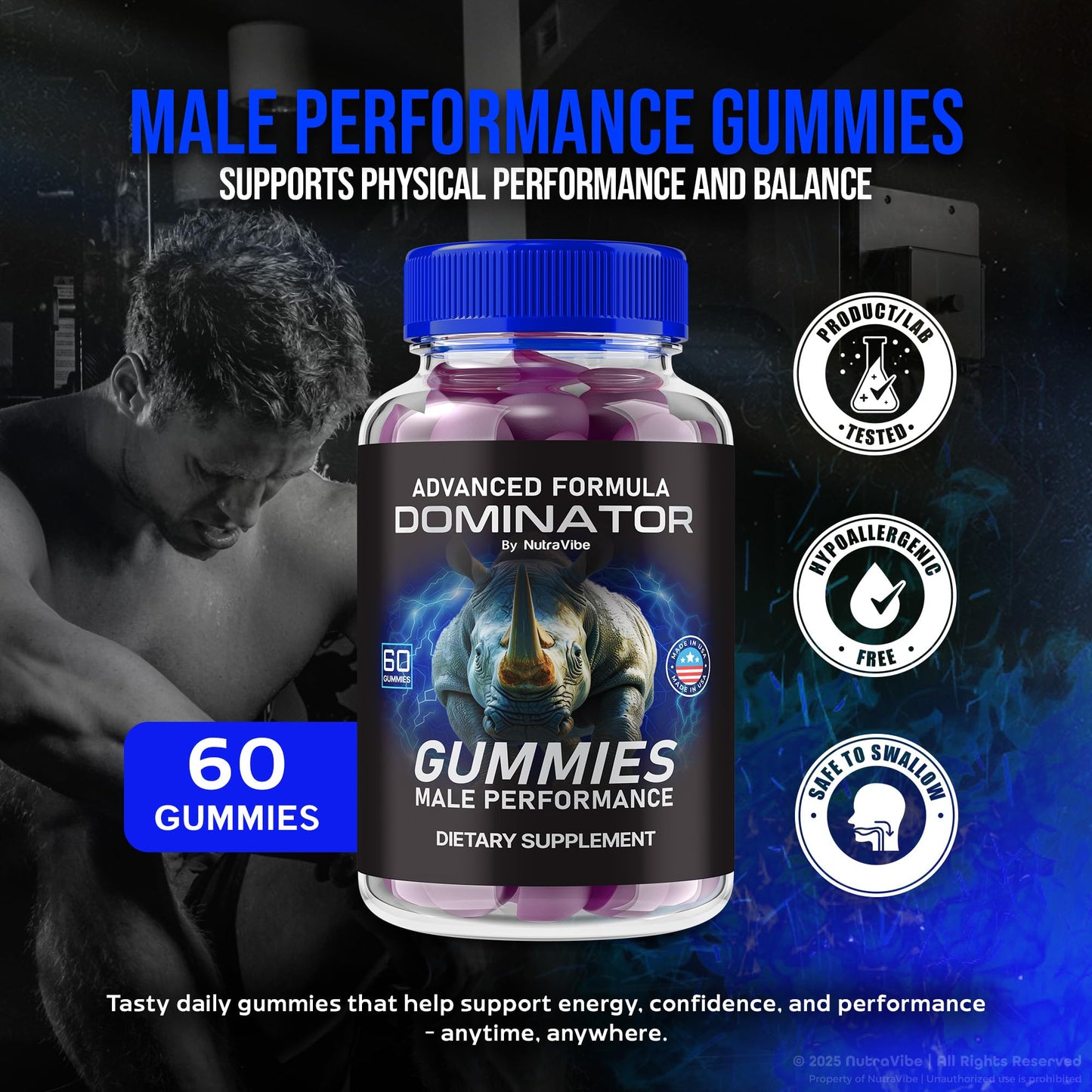 NutraRize Dominator Gummies 180 Gummies