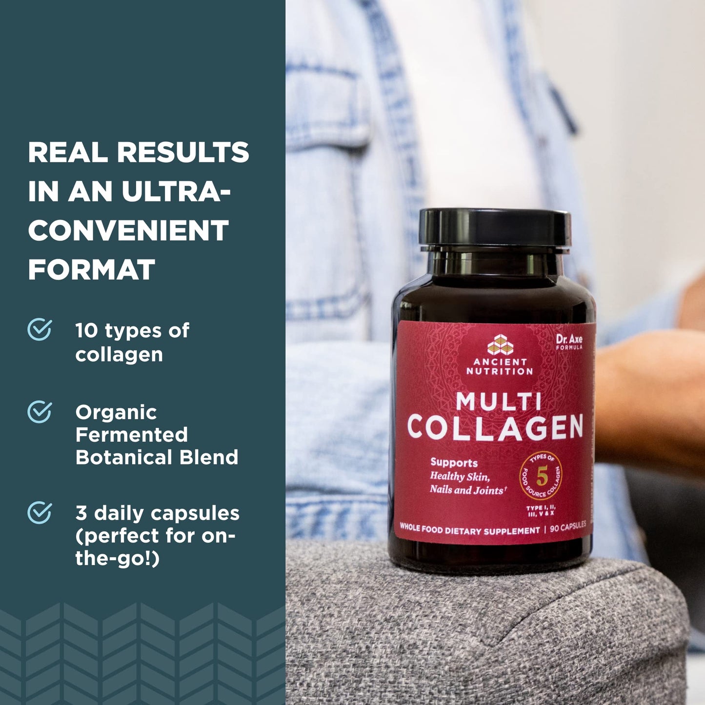 Ancient Nutrition Collagen Peptides Capsules 90 Count