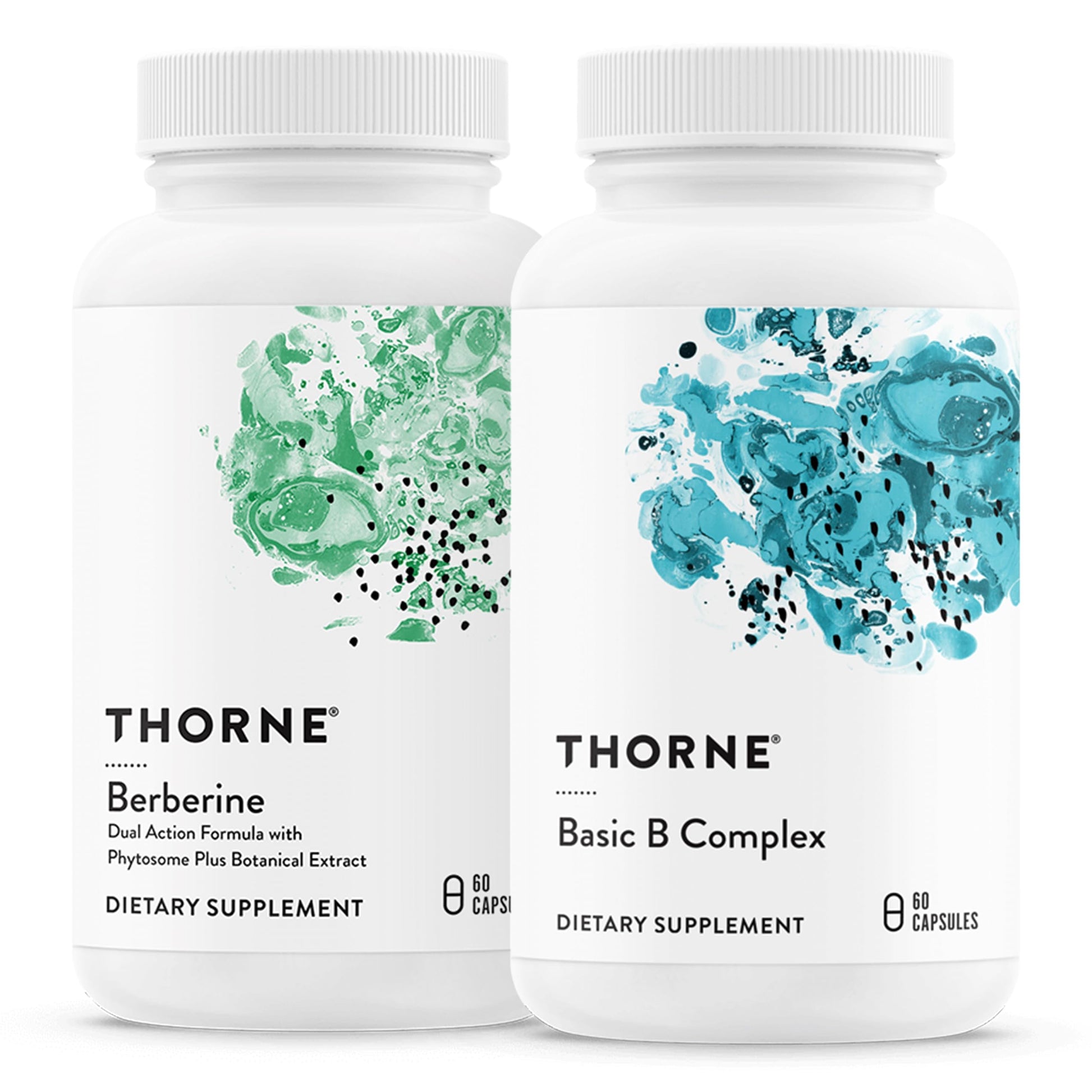 THORNE Basic B Complex & Berberine Bundle, 120 Capsules