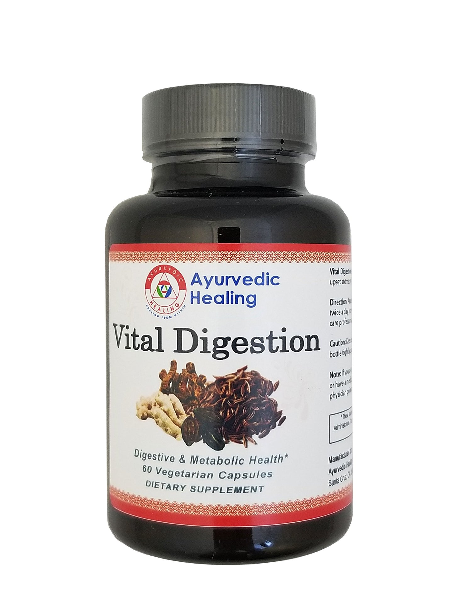 Ayurvedic Healing Vital Digestion Capsules, 1 Capsule