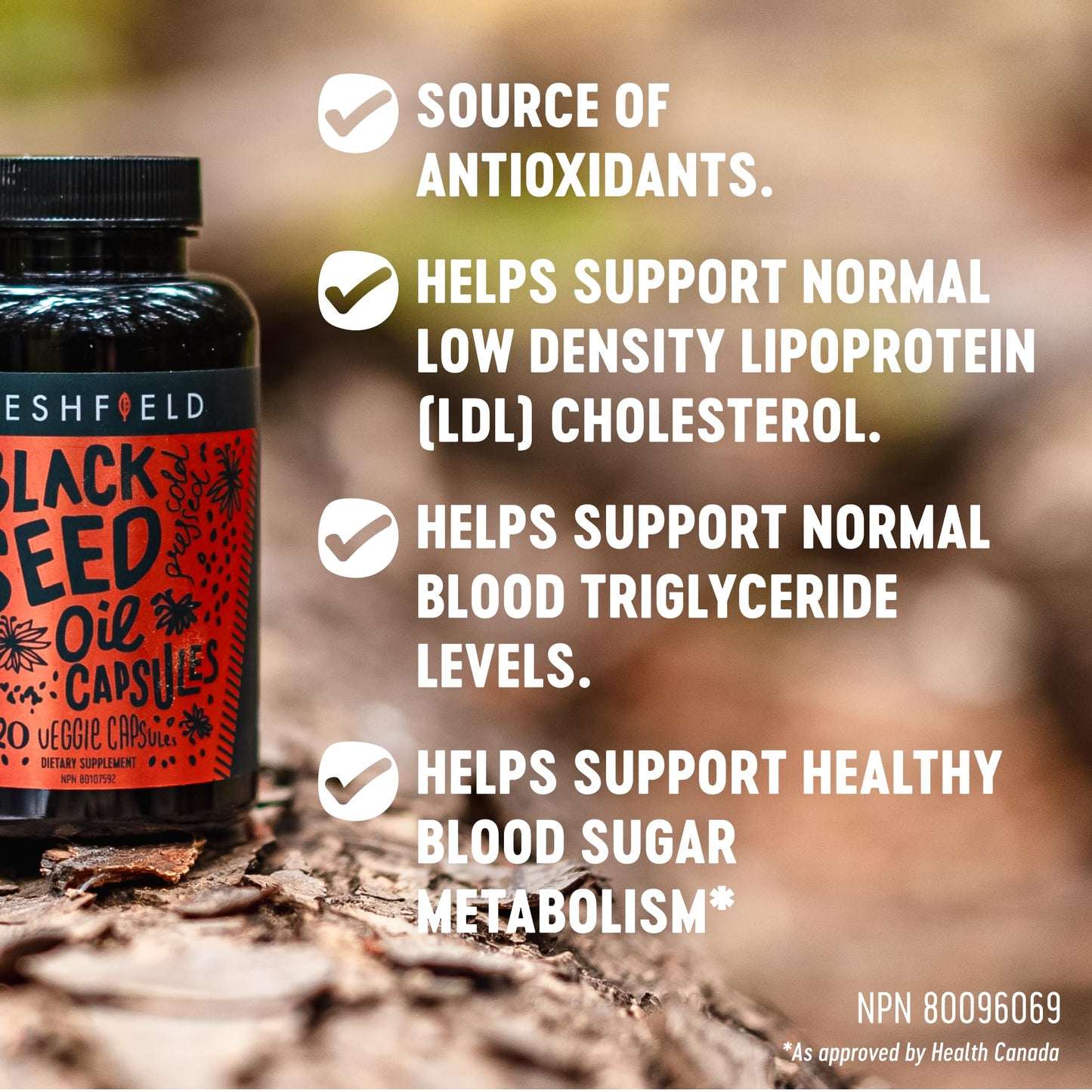 Freshfield Black Seed Oil Capsules 120 Count