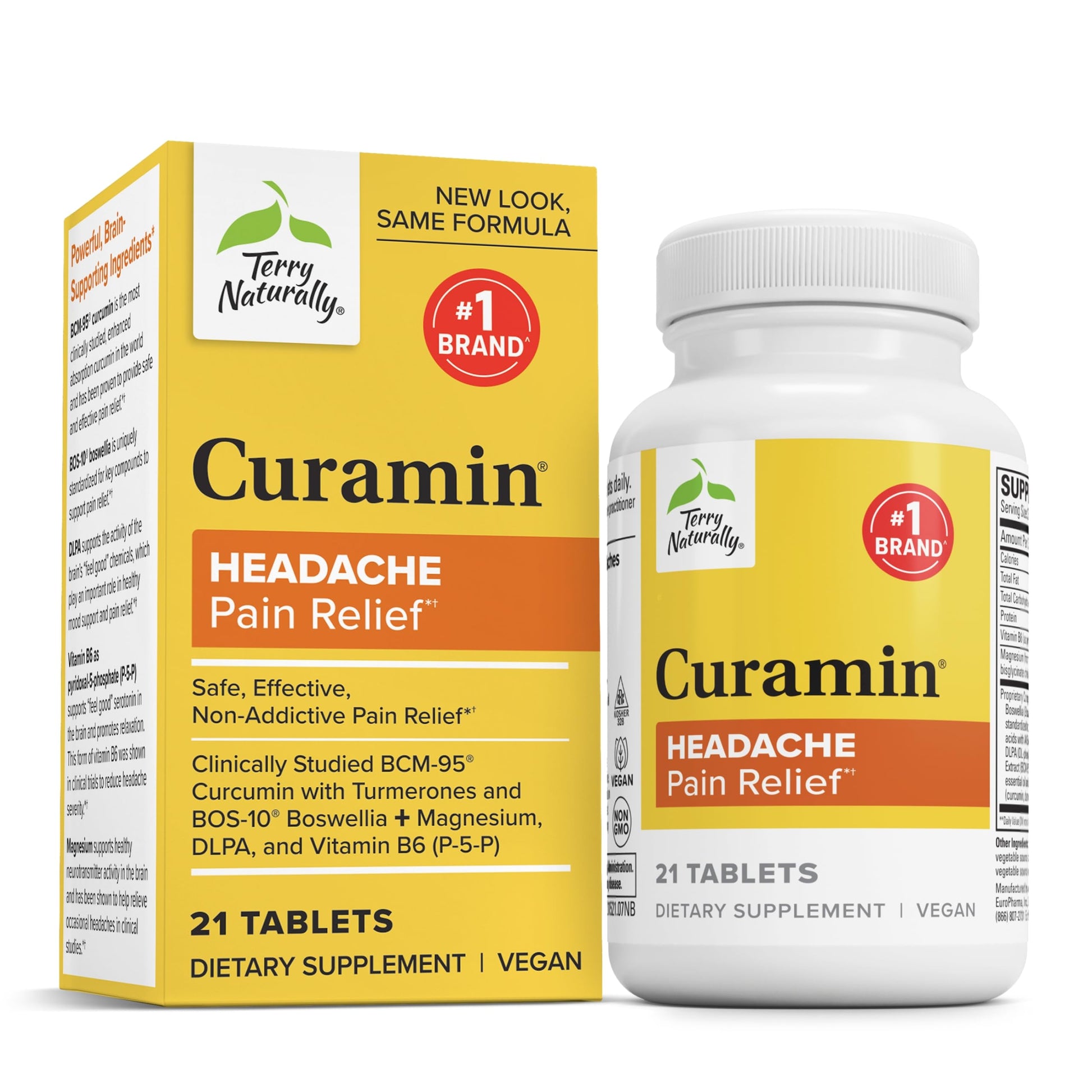 Terry Naturally Curamin Headache 21 Tablets