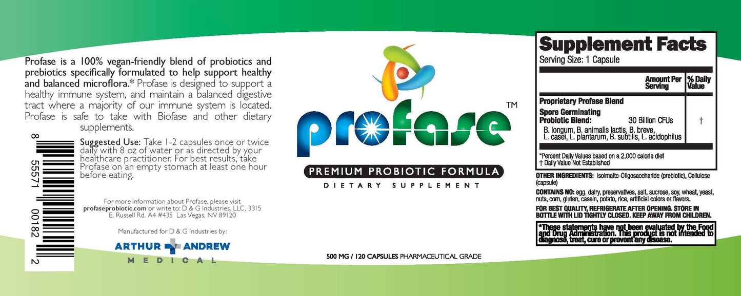 Biofase Enzyme & Profase-Probiotic Kit Capsules, 1 Capsule