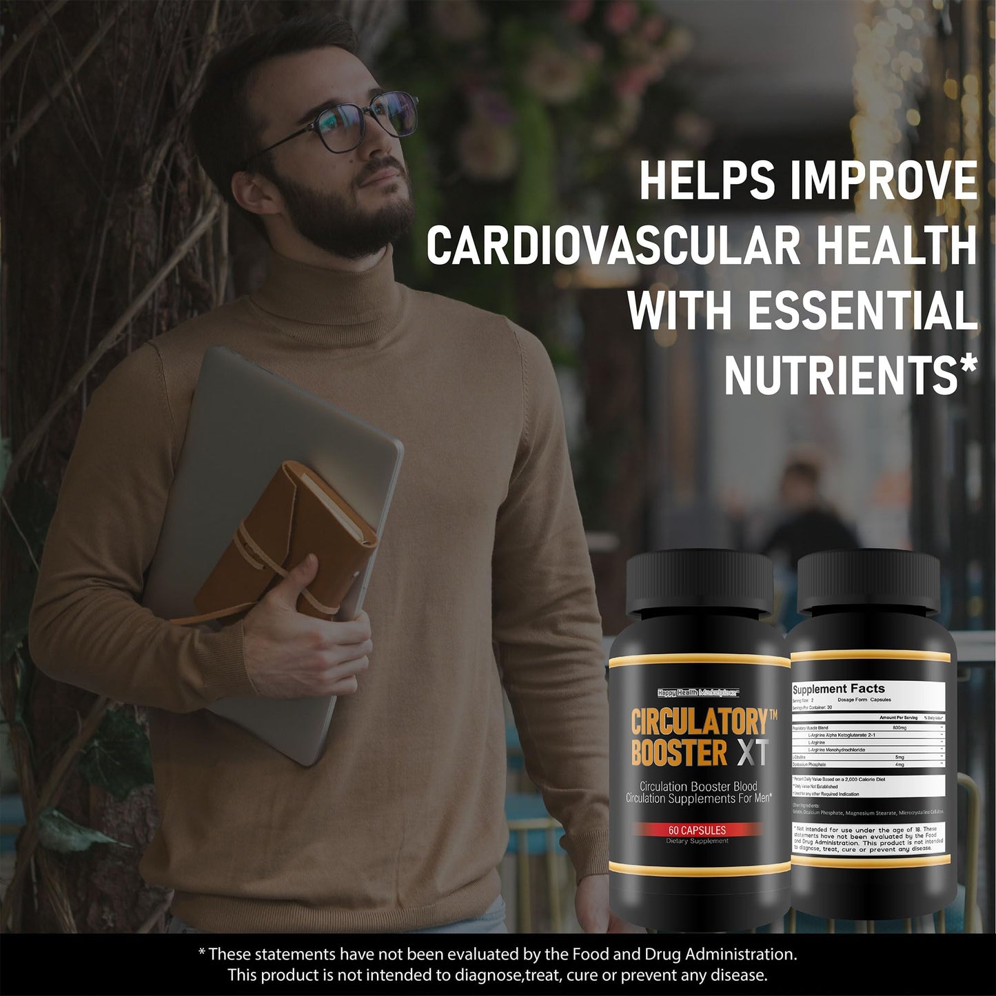 Happy Health Marketplace Circulatory Booster XT Capsules 60 Count
