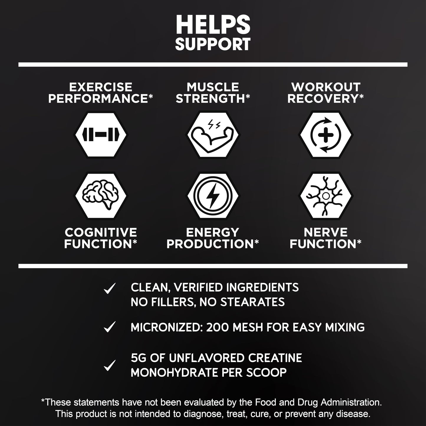 BioEmblem Creatine Monohydrate Powder 10.6