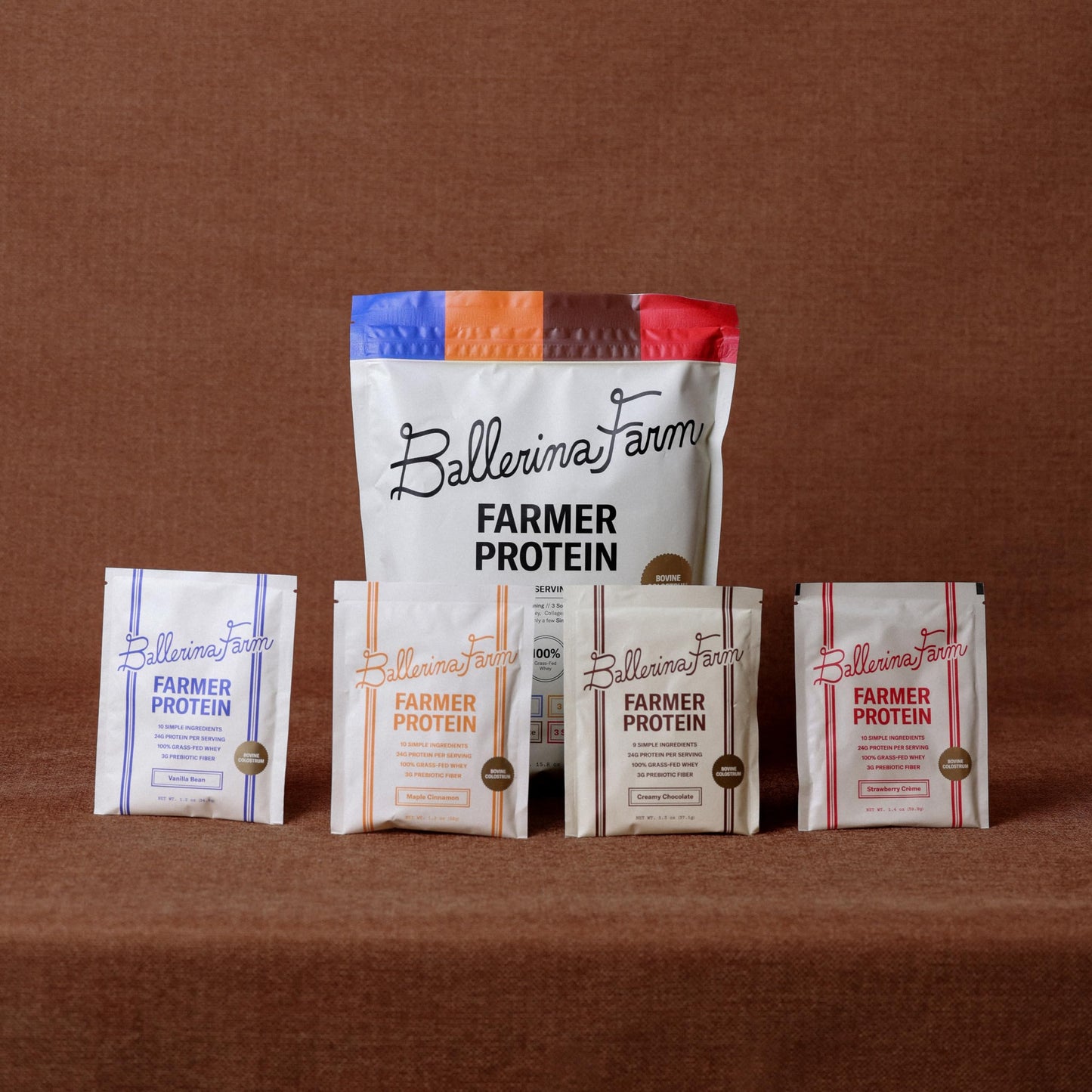Ballerina Farm Grass Fed Whey Protein Powder, 15.5 oz, 12 Servings