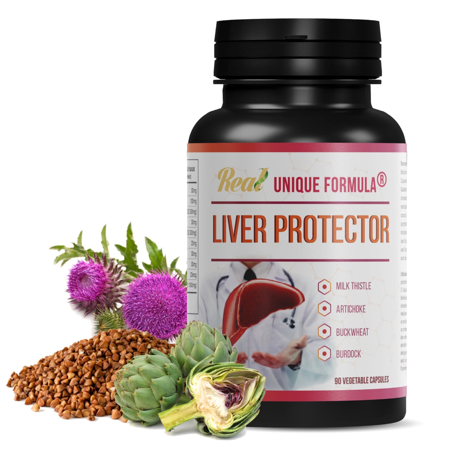 Unique Formula Liver Support Supplement Capsule 90 Count