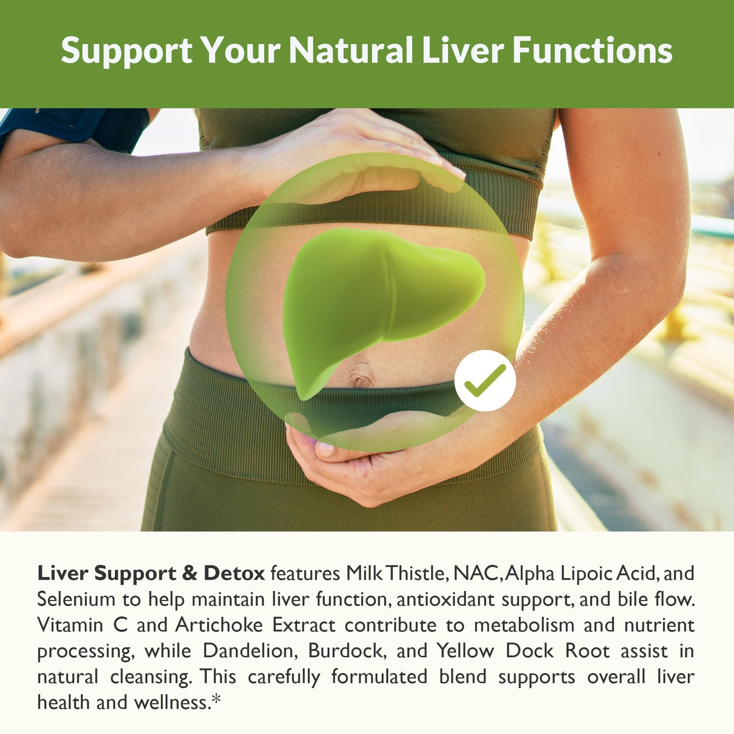 Natural Wellness Liver Support & Detox 60 Capsules
