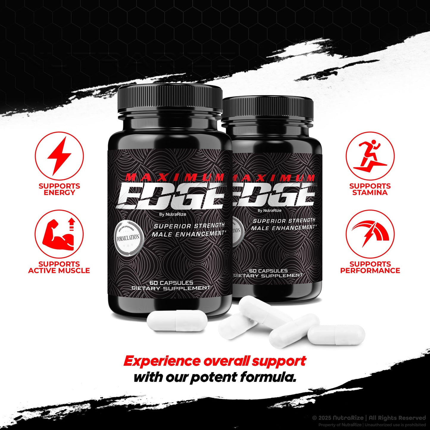 NutraRize Maximum Edge Male Capsules 120
