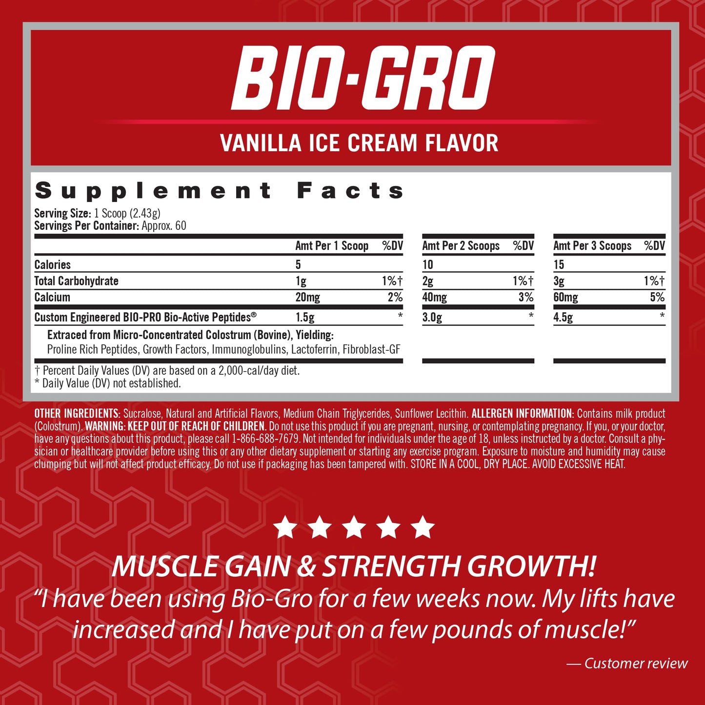 iSatori BIO-GRO Protein Synthesis Amplifier Powder 4.02 Ounce