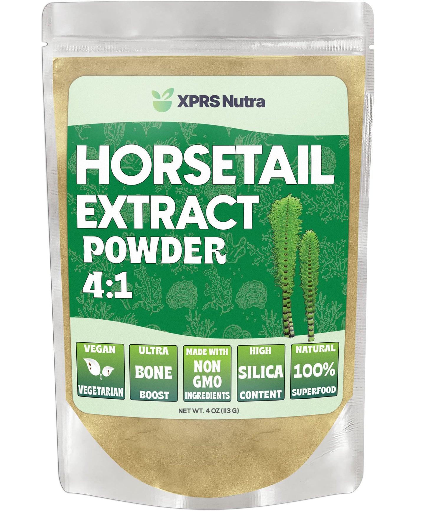 XPRS Nutra Horsetail Extract Powder, 4 oz