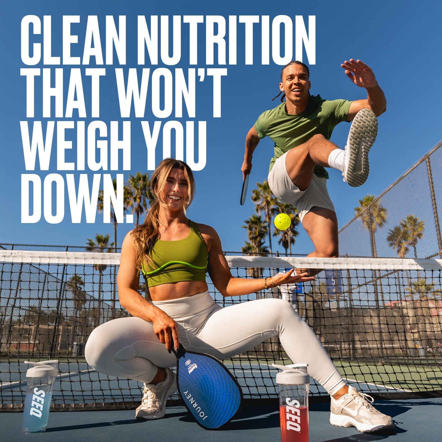 SEEQ Clear Protein Powder Blue Razz Freeze 22 Servings