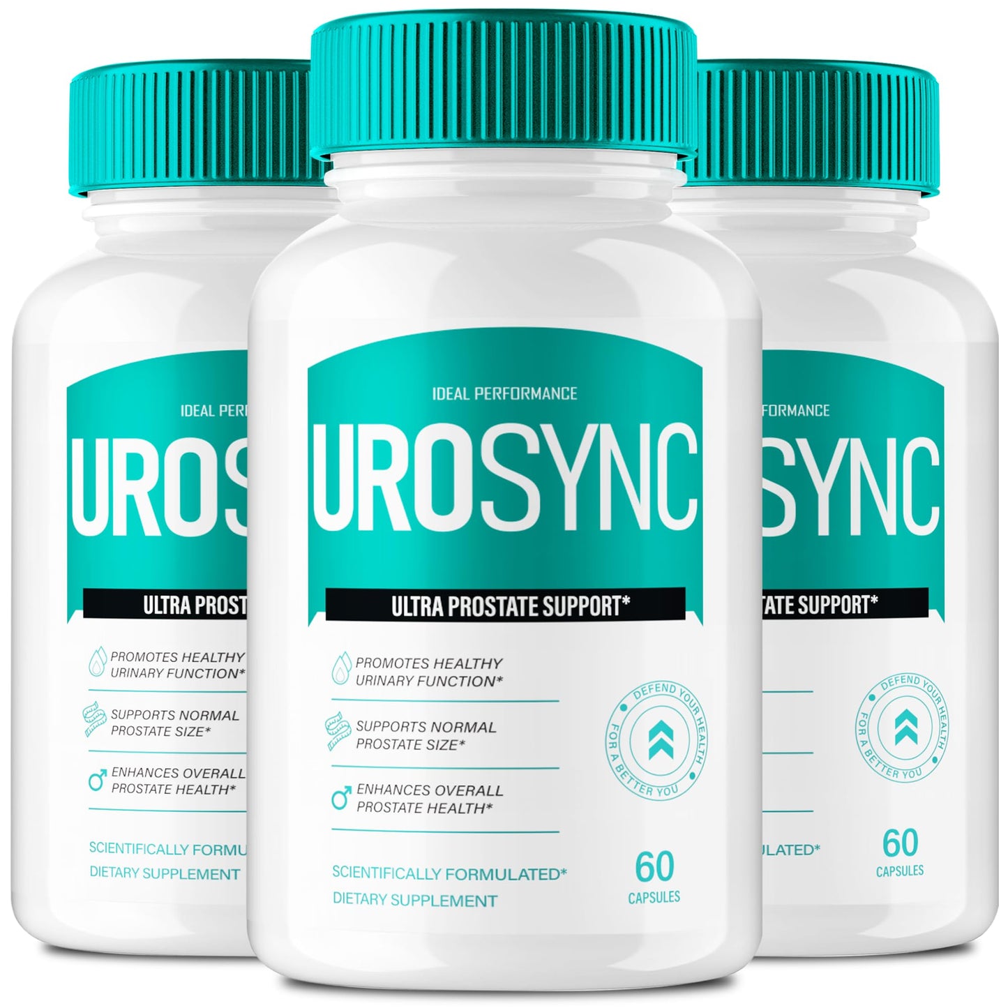 IDEAL PERFORMANCE UroSync Prostate Health Supplements for Men Capsules, 180 Count