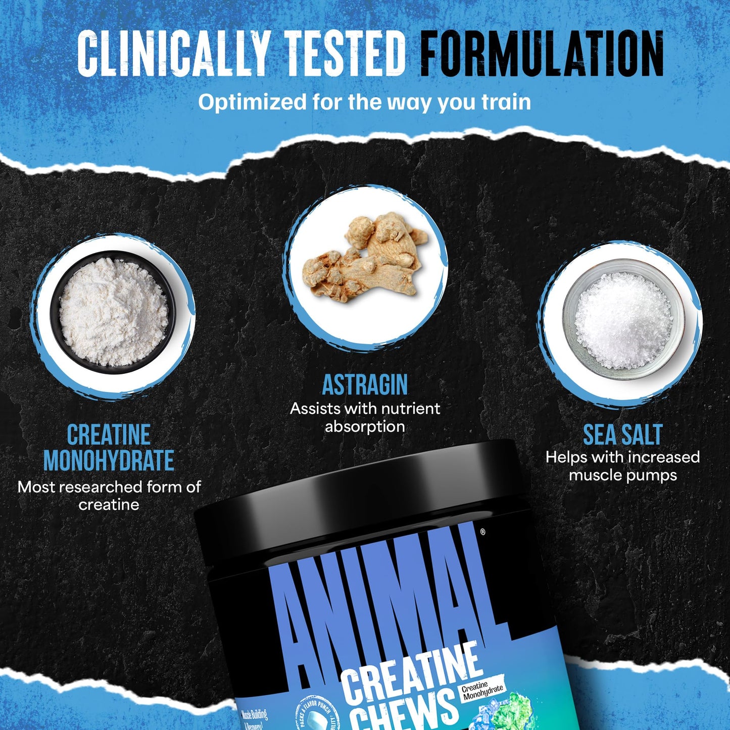 Animal Creatine Chews Chewable 120 Count