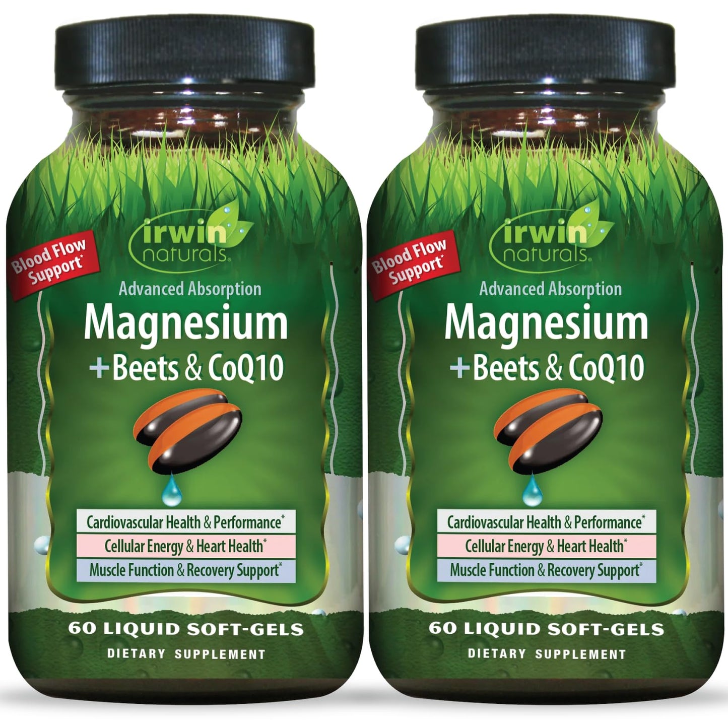Irwin Naturals Magnesium + Beets & CoQ10 Heart Softgels 120