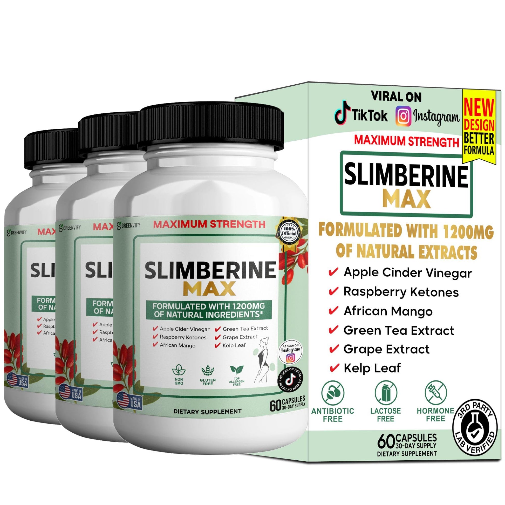 GREENVIFY Slimberine Max Supplement Capsule 60