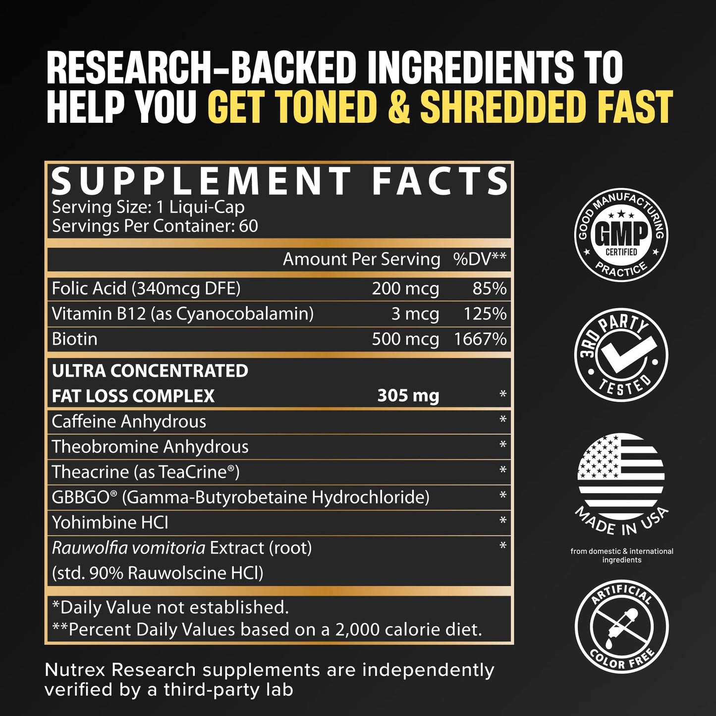 Nutrex Research Lipo-6 Black Hers Ultra Concentrate Capsule 60 Count