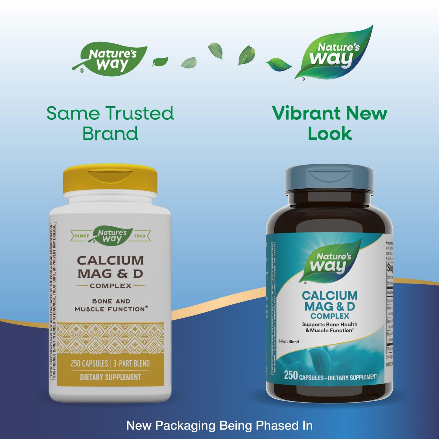 Nature's Way Calcium Magnesium & Vitamin D3 Complex Capsules 500