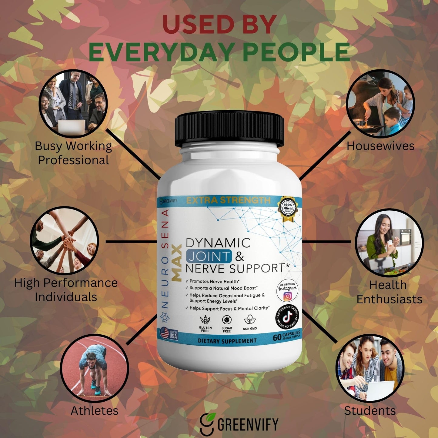 GREENVIFY Lipo Sculpt Max Maximum Strength Dietary Supplement, 60 Capsules