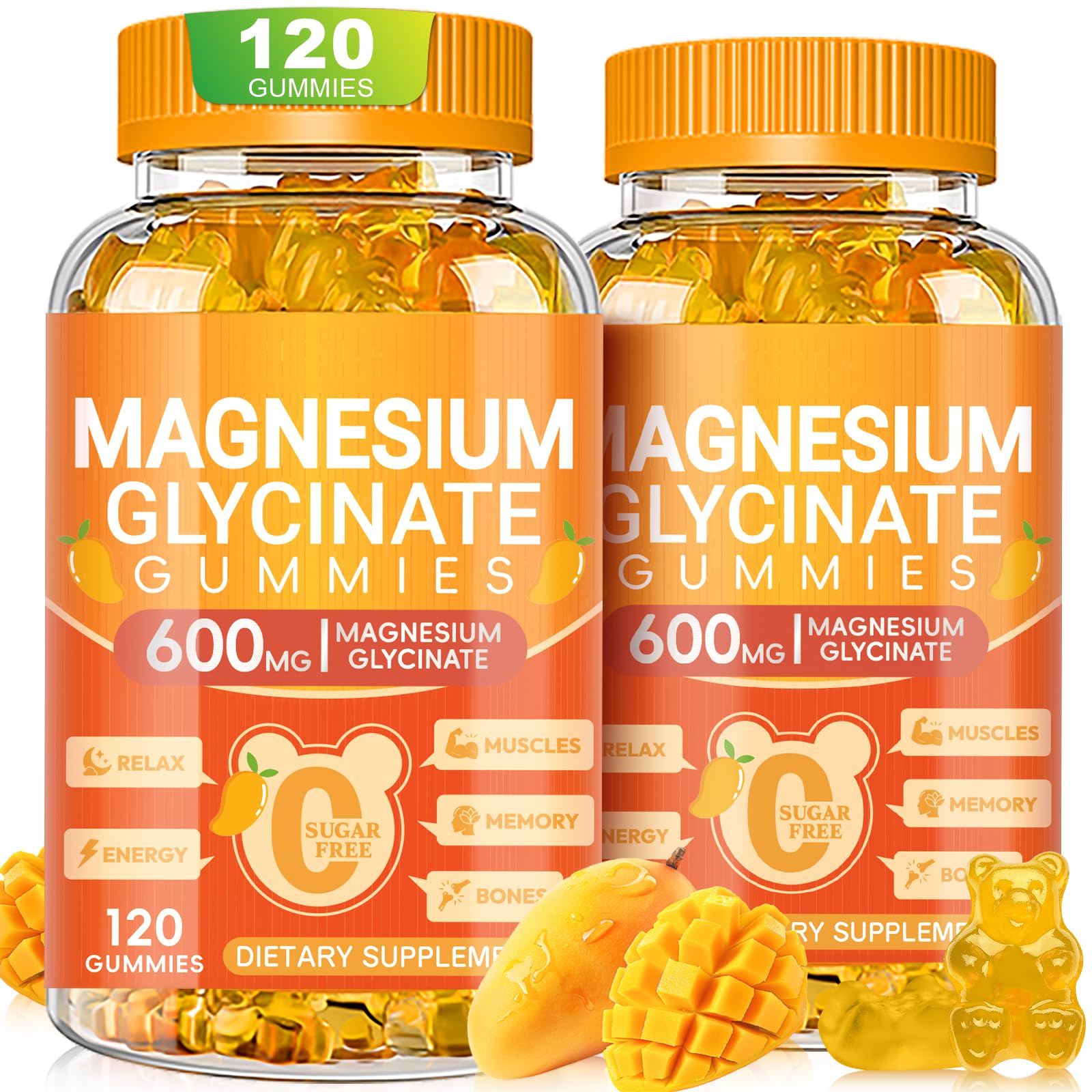 Cytona Magnesium Glycinate Gummies 600mg 240 Count