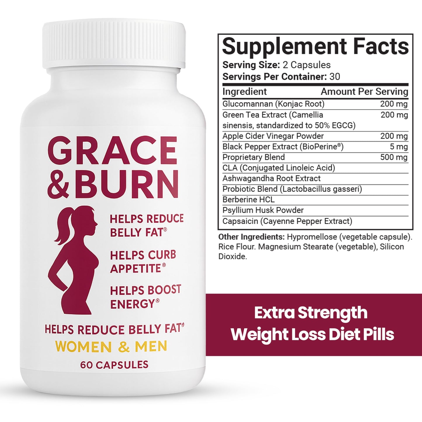 T-MODE GLP-1 Supplement & Weight Loss, 60 Capsules
