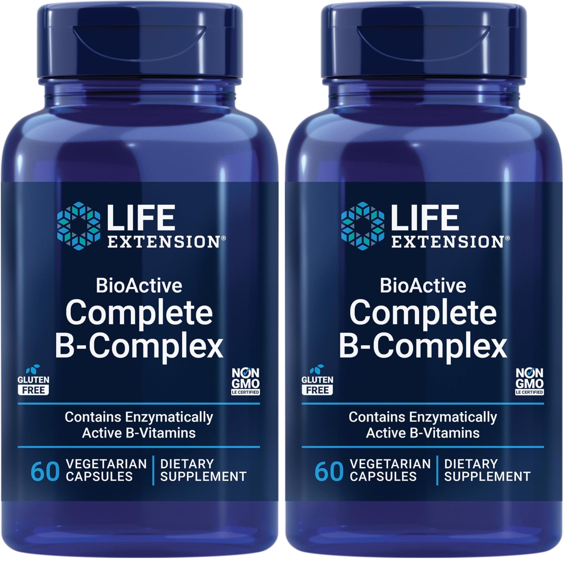 Life Extension BioActive Complete B-Complex Capsules, 120 Capsules
