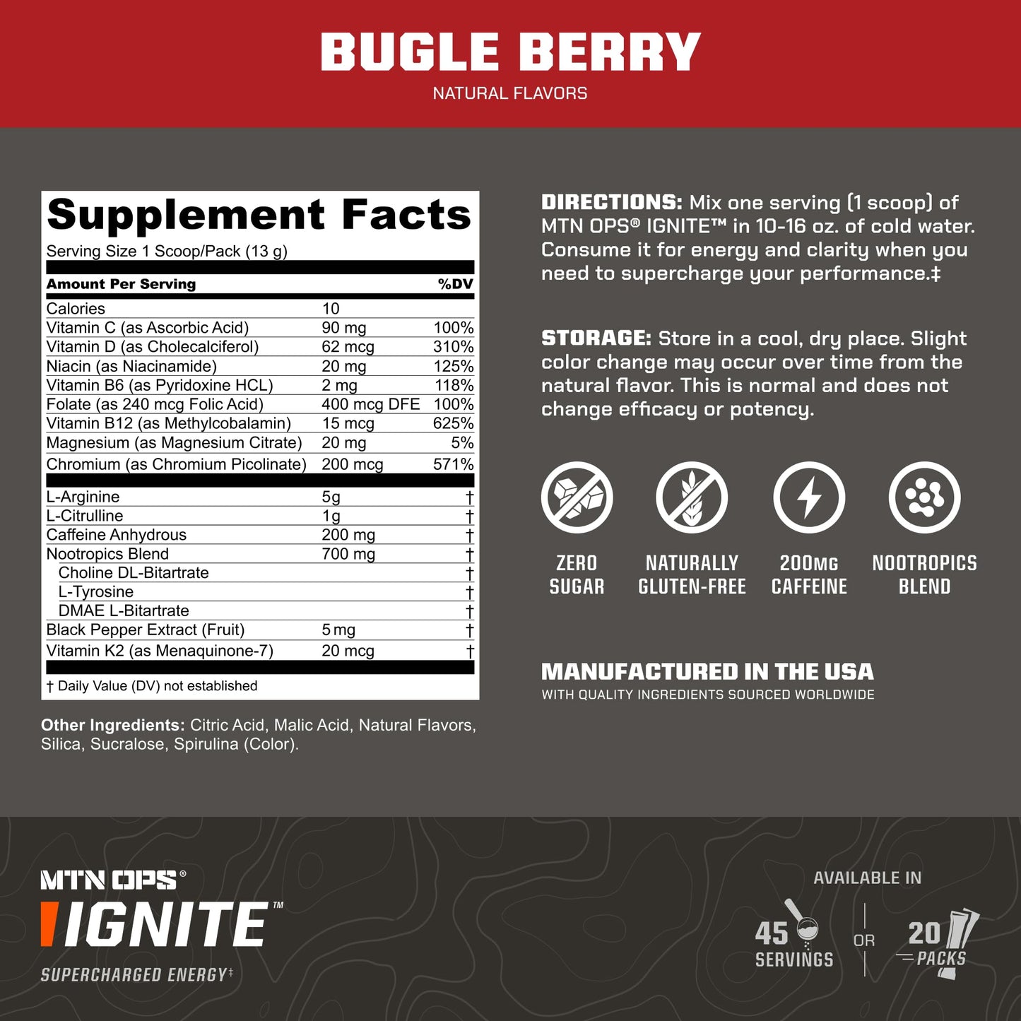 MTN OPS Ignite Energy Powder 9.947