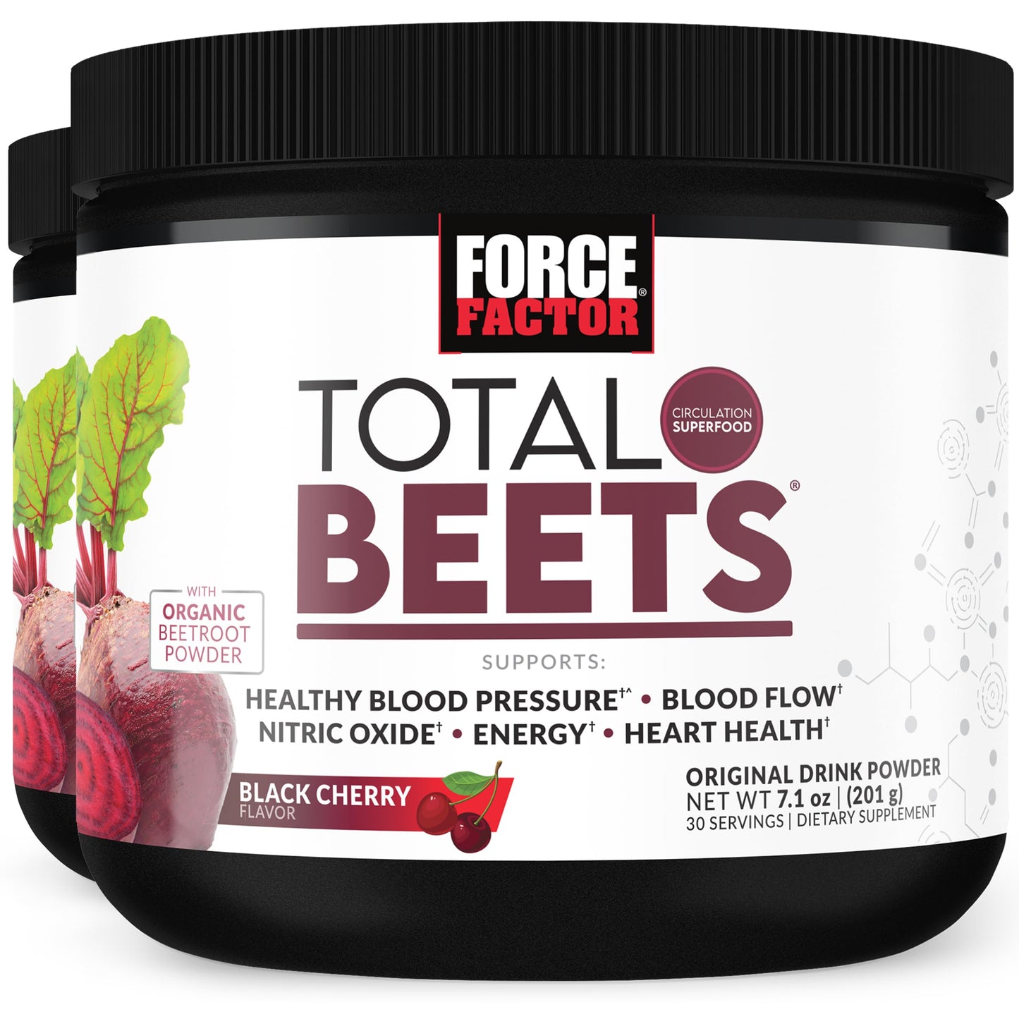 Force Factor Total Beets Superfood Beet Root Powder 14.2 oz