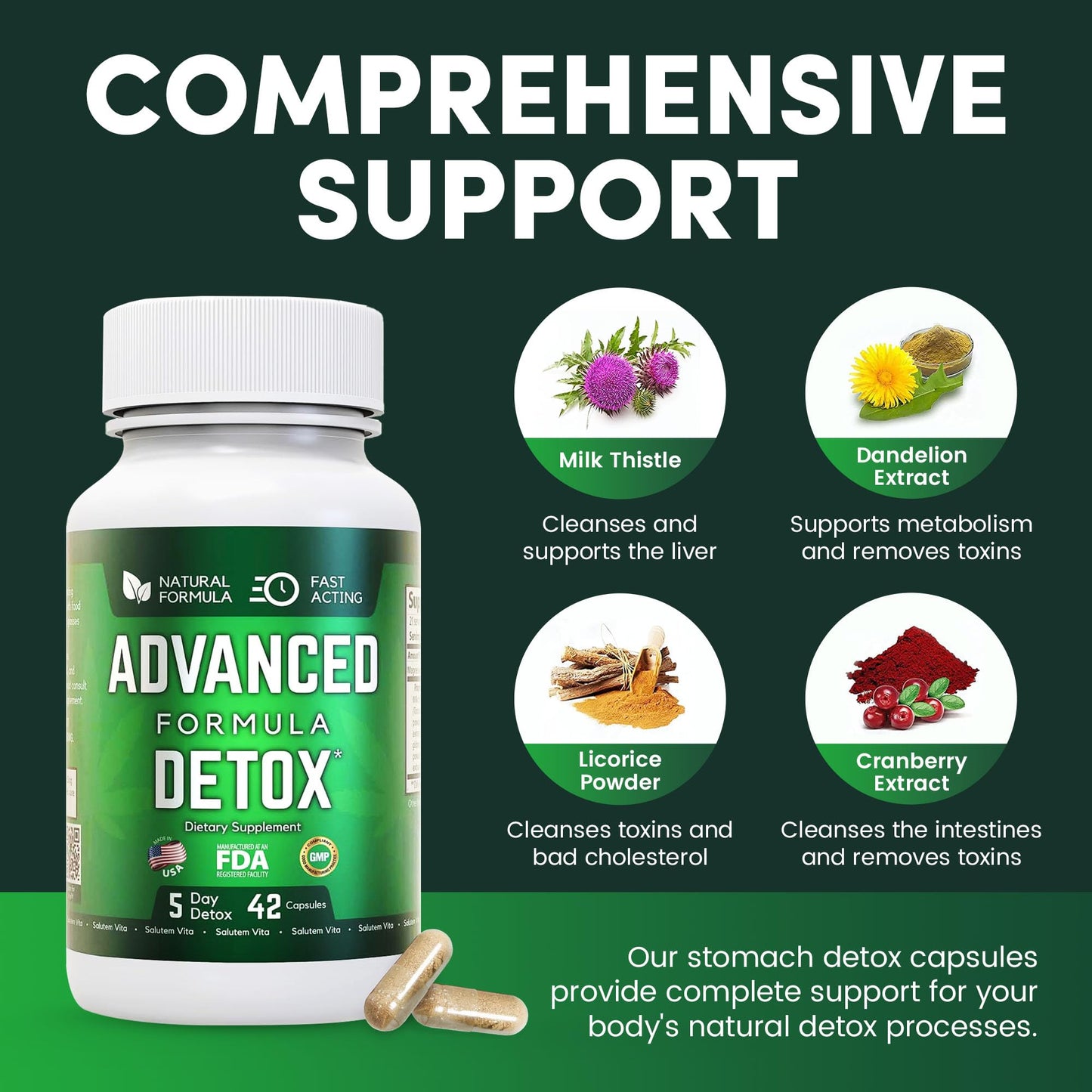 Salutem Vita Starfit Advanced Detox Cleanse, 42 Capsules