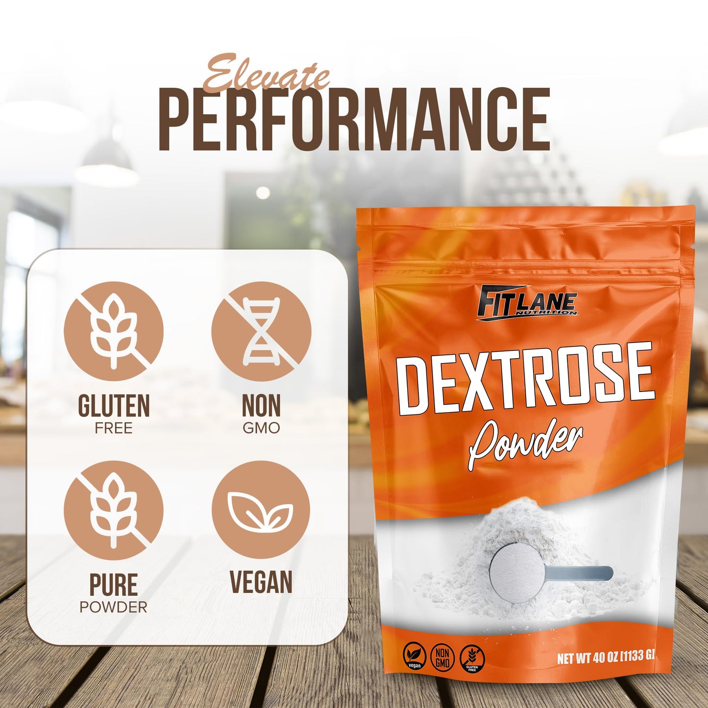 Fit Lane Nutrition Dextrose Powder 40 oz