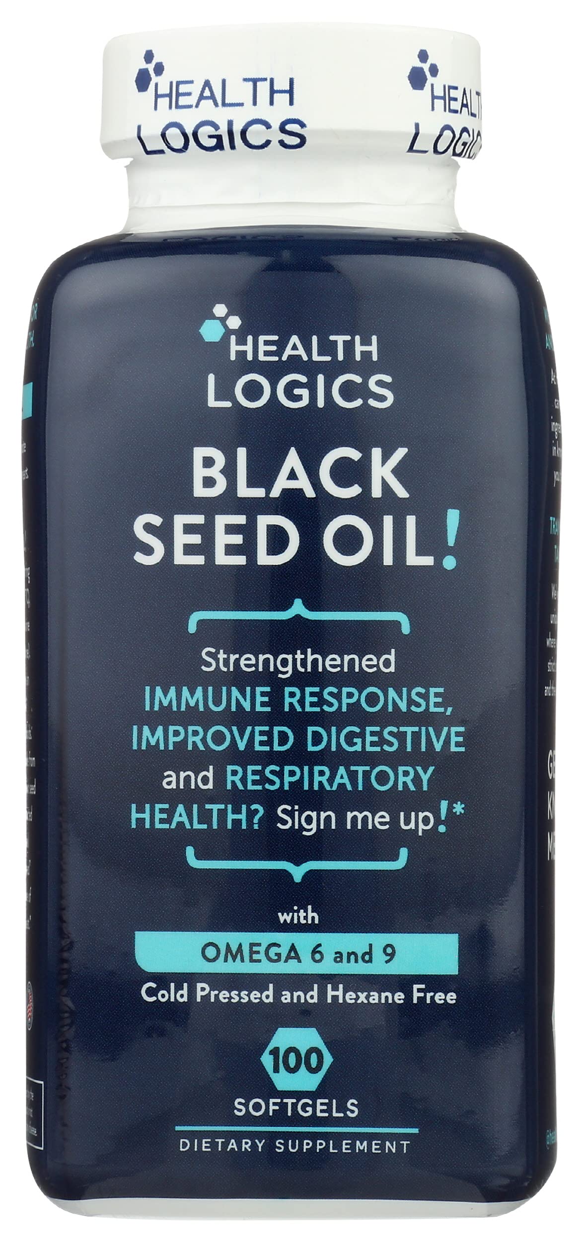 Health Logics Black Seed Oil Capsules, 300 Count