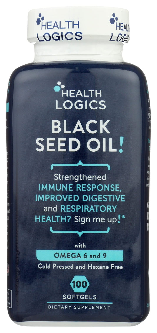 Health Logics Black Seed Oil Capsules, 300 Count